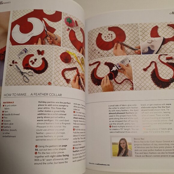 Issue 7 Mollie Makes December 2014 UK Magazine US Edition Winter Maryanne Moodie - Picture 7 of 12